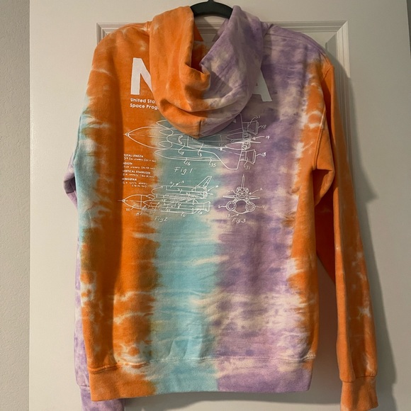 NASA tye dye hoodie 🚀 - Picture 2 of 5